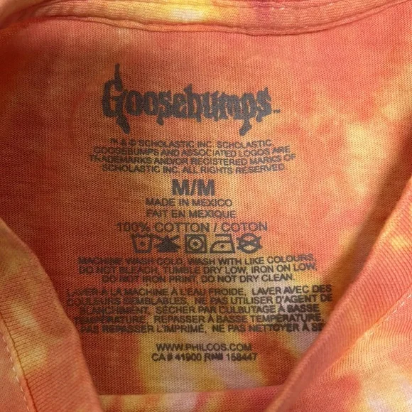 Goosebumps Night of the Living Dummy Tie Dye T Shirt Medium - Picture 4 of 6